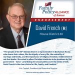 thumbnail of Kansas Family Voice of Kansas Endorses David French for Kansas House of Representatives