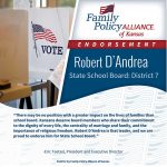 thumbnail of Kansas Family Voice of Kansas Endorses Robert D’Andrea for Kansas School Board