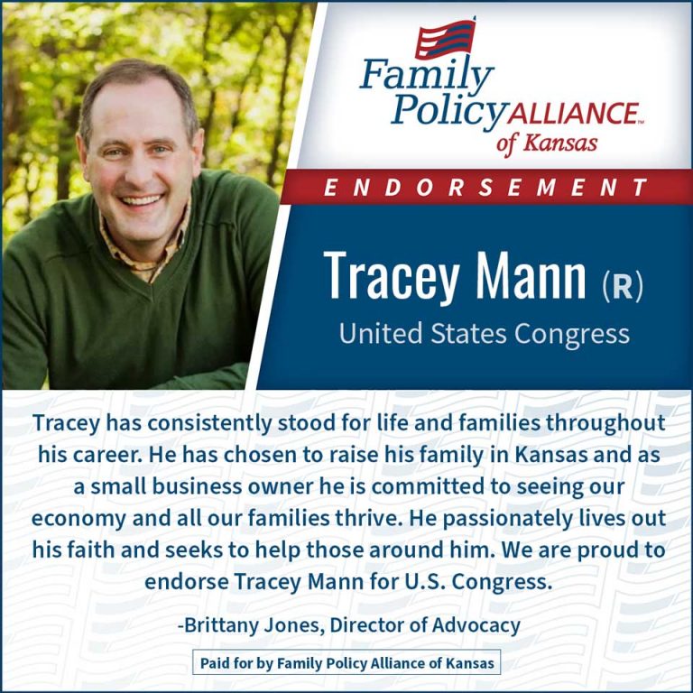 BREAKING: Kansas Family Voice Endorses for Tracey Mann for U.S ...